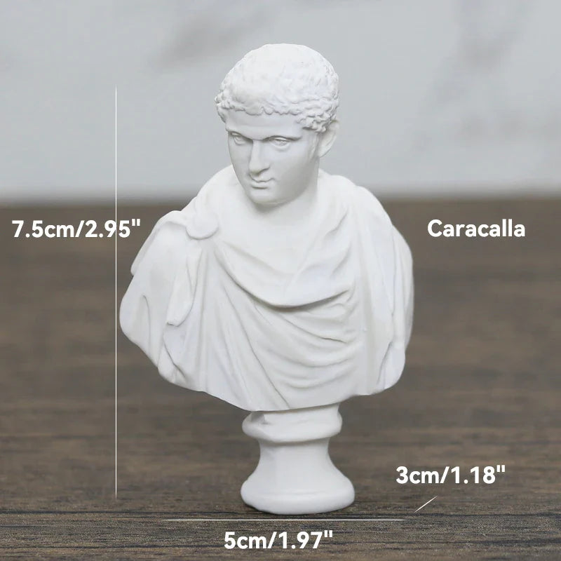 Griechische Mythologie Gott Göttin Held David Venus Mozart Büste Figurine Skulptur Statue Gips Skizze Übungsmodell Raumdekoration