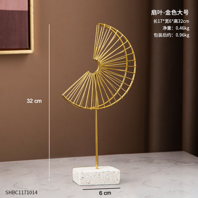Goldene dekorative Tierstatue