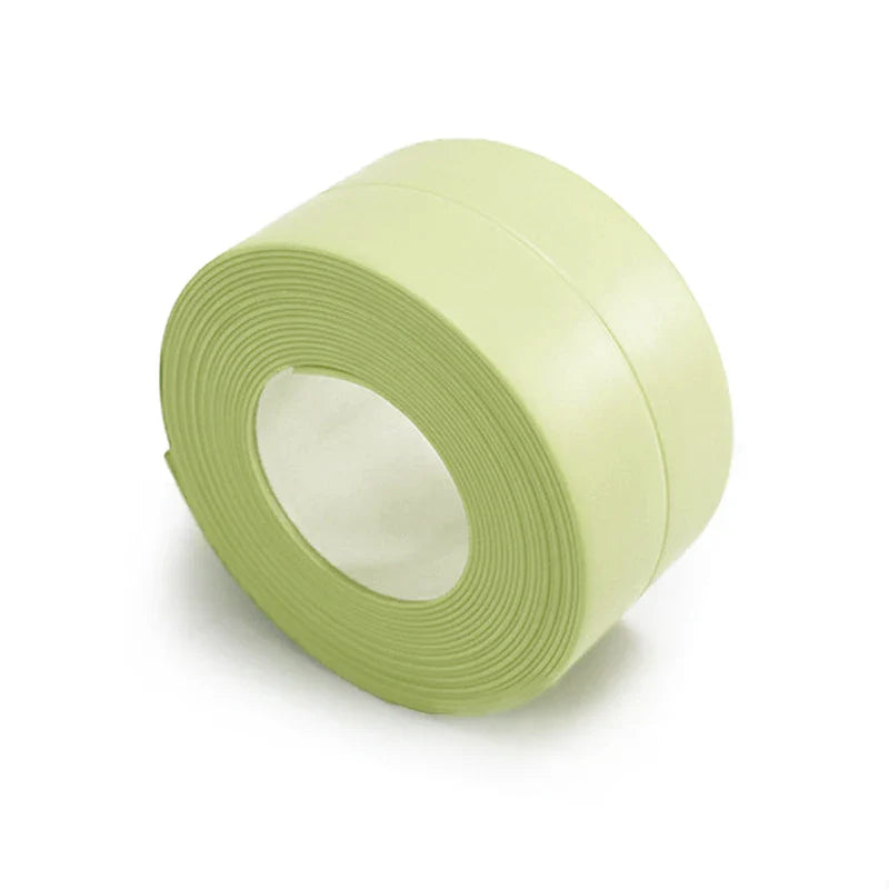 PVC wasserdichter Wandaufkleber - Selbstklebendes Dichtungsband für Küche und Bad, schimmelresistentes Spül- und Herdrissband, Badewannen-Eckenschutz