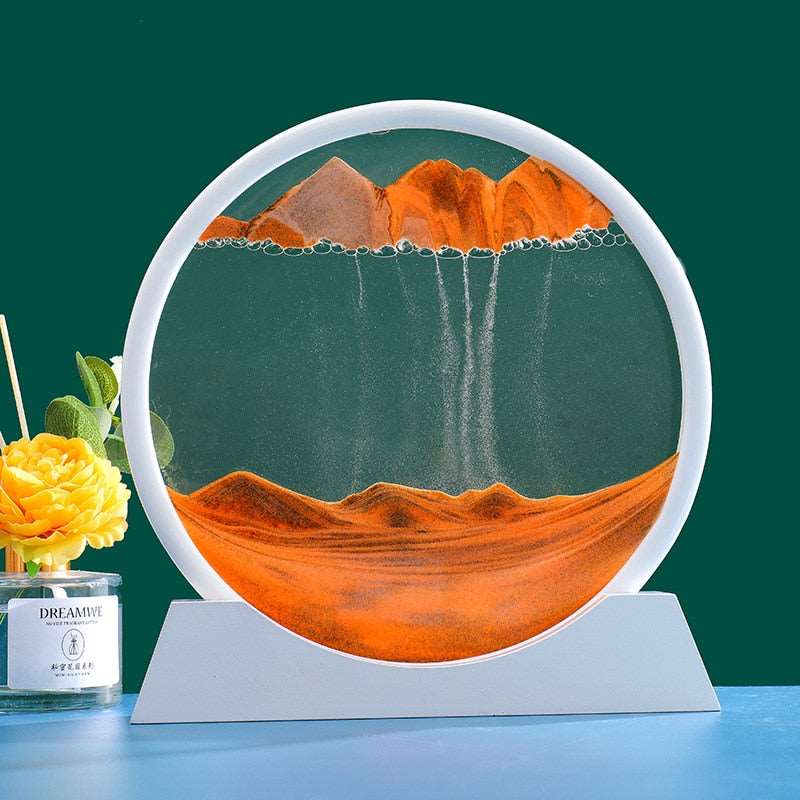 Bewegte 3D-Sandkunst