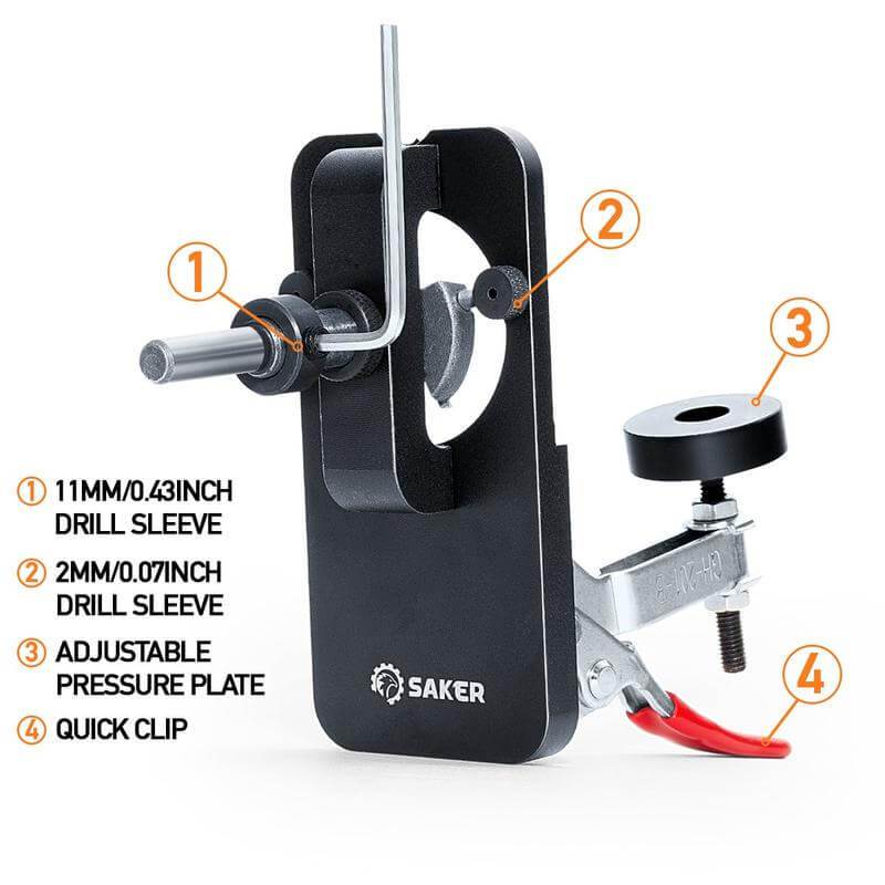 Saker verdecktes Scharnier-Jig Z86