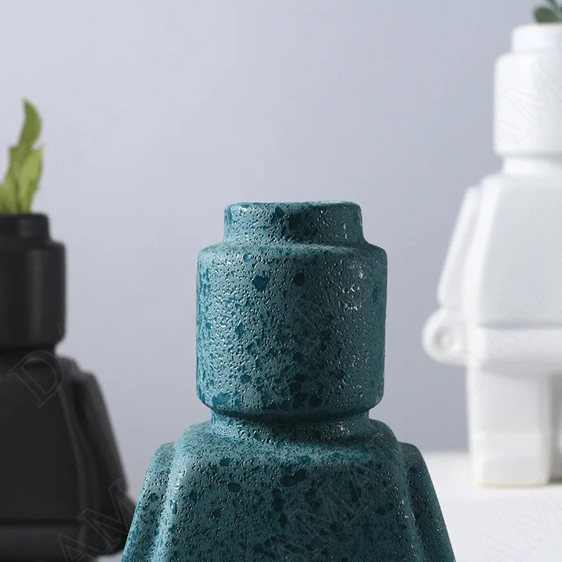 Keramische Roboter Vase