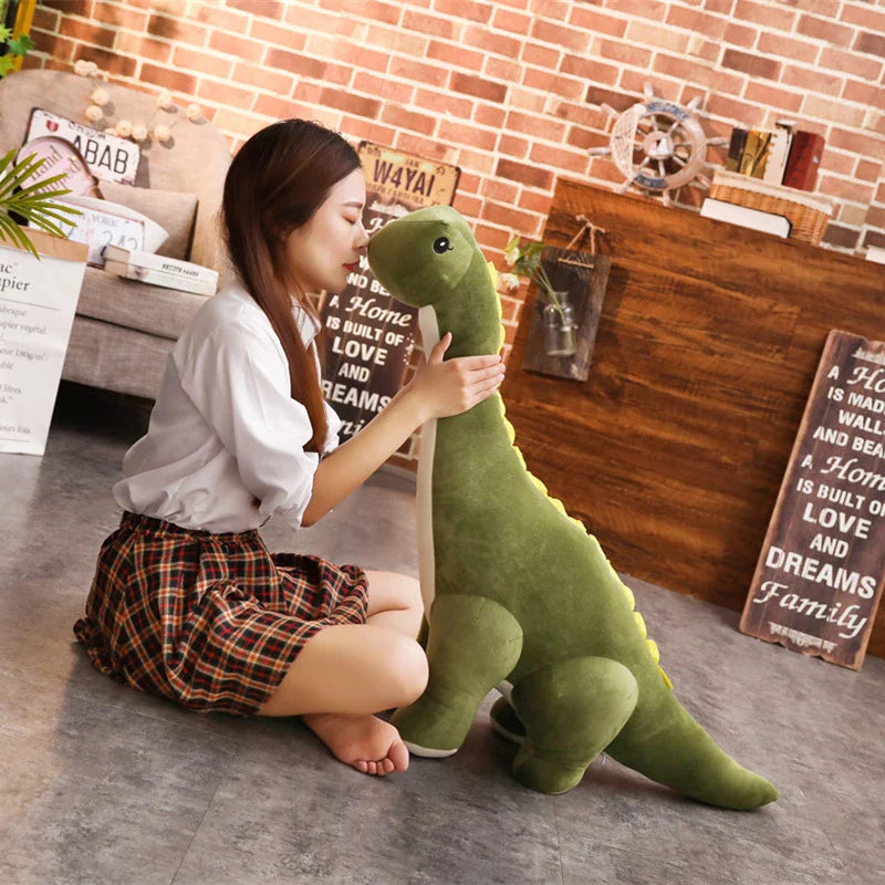 Riesen Plüsch Diplodocus Dinosaurier Kissen 150cm Süßes Stofftier für Kinder Perfektes Geburtstagsgeschenk!