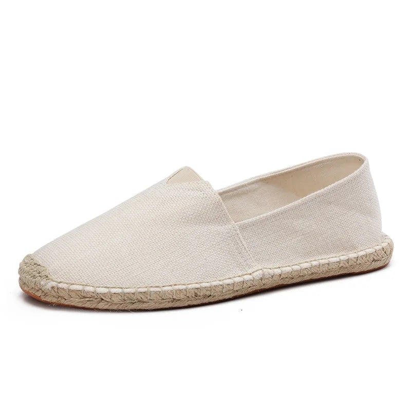 Frühling Sommer Damen Freizeit Schuhe Flach Damen Slip-On Stoffschuhe Atmungsaktiv