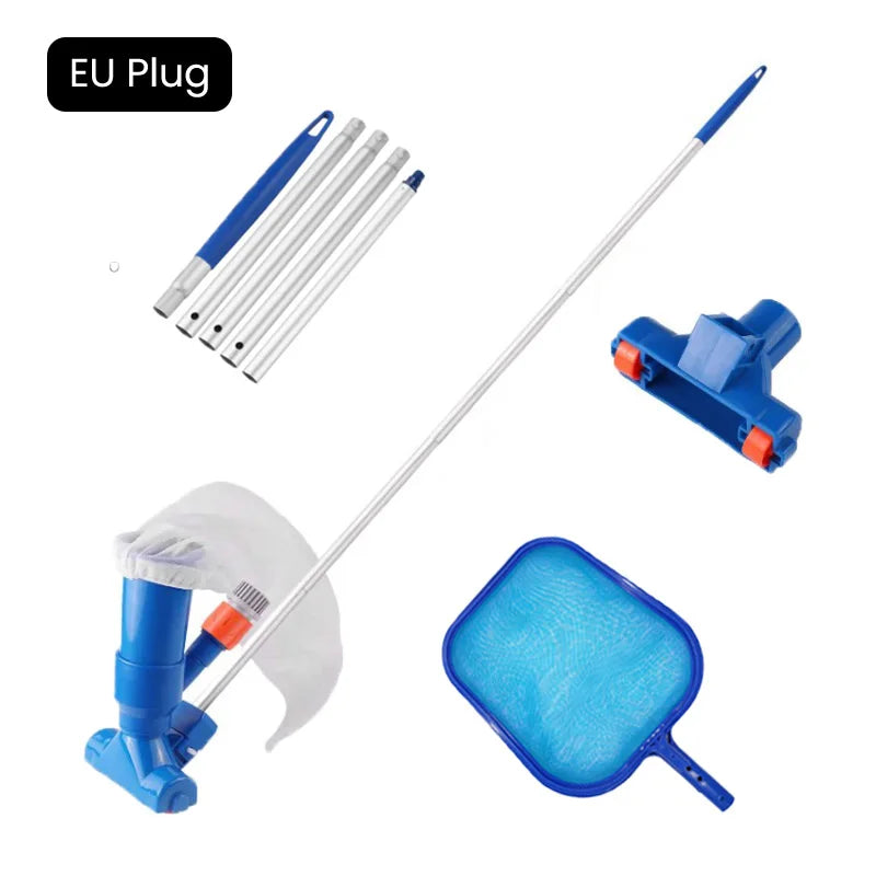 Pool-Saugerreinigungsset: Schwimmbad-Sauger-Set für saubere Böden - Enthält Skimmer und Filter, essentielles Poolreinigungswerkzeug