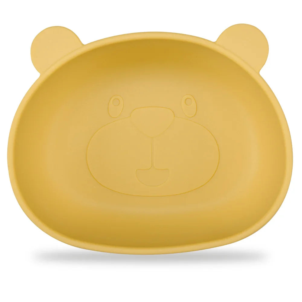 BPA-freie Silikon Panda Baby Geschirr Set