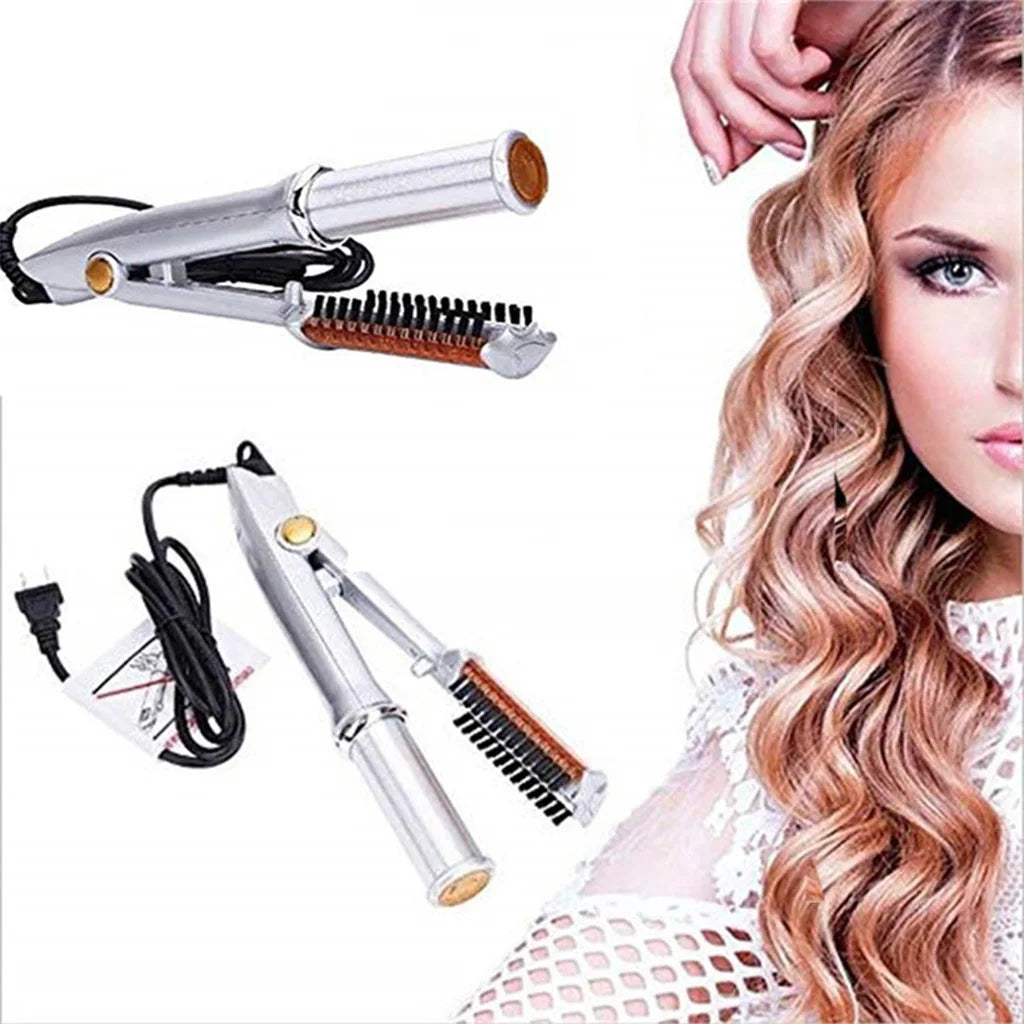 2-in-1 Professionelles Haar-Styling-Werkzeug: Haarglätter und Lockenstab