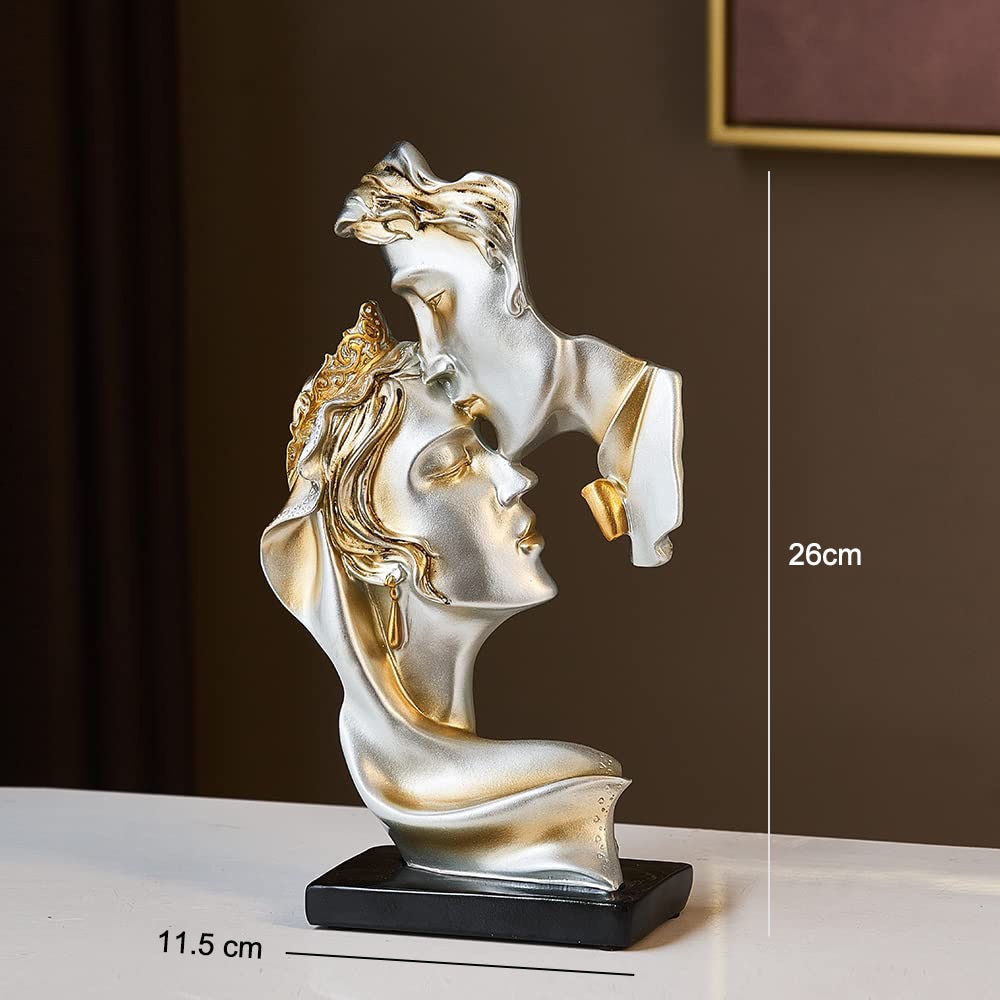Goldene dekorative Tierstatue
