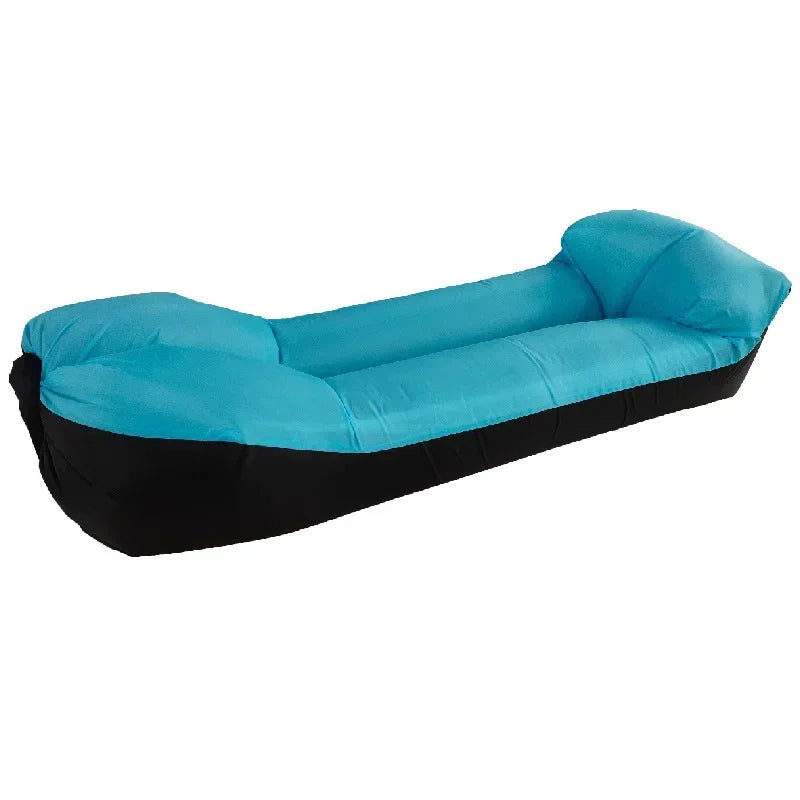 Schnell aufblasbares Luftsofa-Bett: Trend Outdoorschlafsack mit lässigem Strandsofa-Design | Hochwertiges 240*70cm aufblasbares Luftkissen