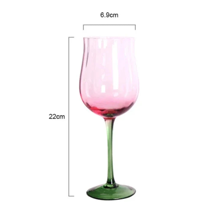 Glaswaren - Pink, Blau