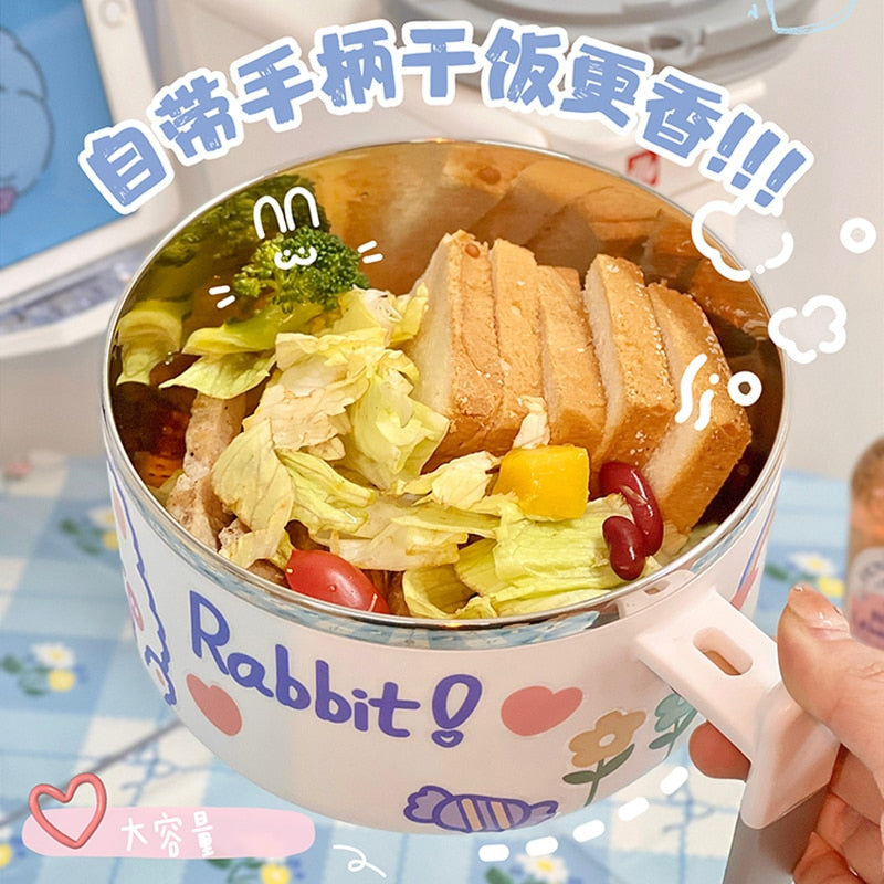 Bunny Ramen Schüssel mit Deckel
