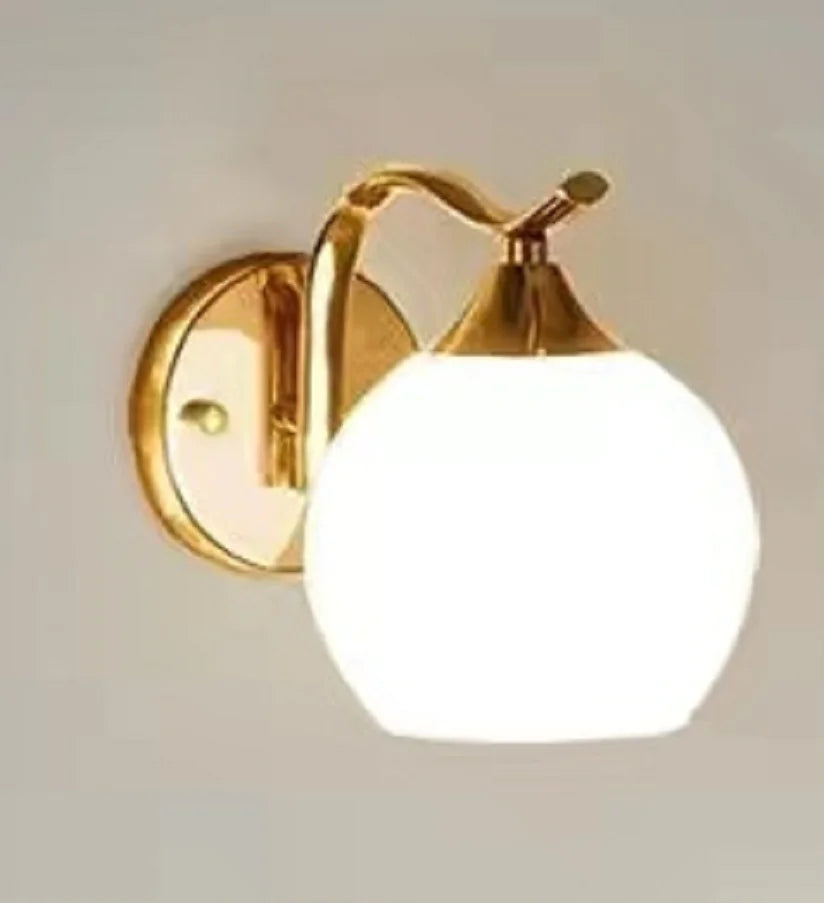 Moderne LED Gold Glaskugel Wandleuchte für Innenbeleuchtung Dekoration