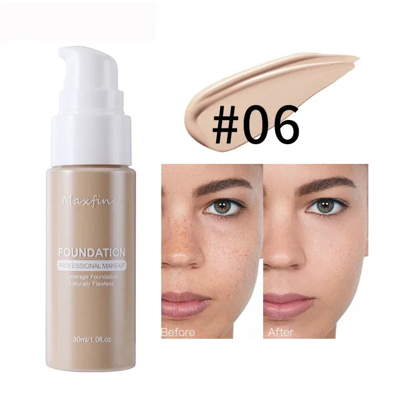 Sandsberg | Flüssige Gesichtsfoundation Creme Öl-Kontrolle BB Creme Matte Basis Aufhellende Concealer Langanhaltende Vollabdeckung Damen Make-up Kosmetik