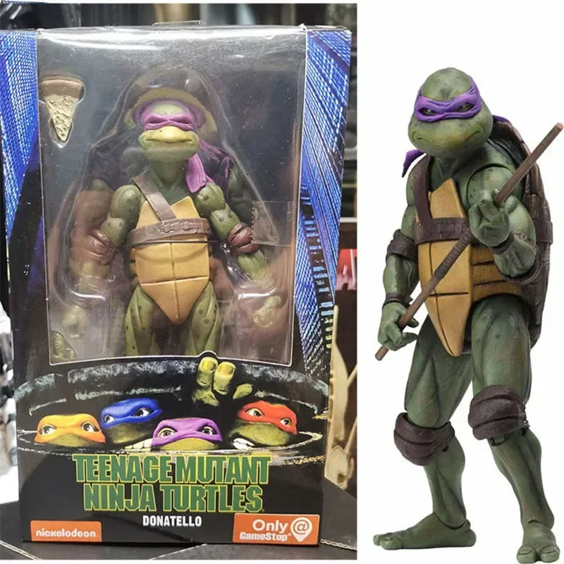 Ninja Turtle Anime Figur Neca 1990 Filmversion Limitierte Edition Actionfigur Modell PVC Statue Sammlungen Geschenke Für Kinder