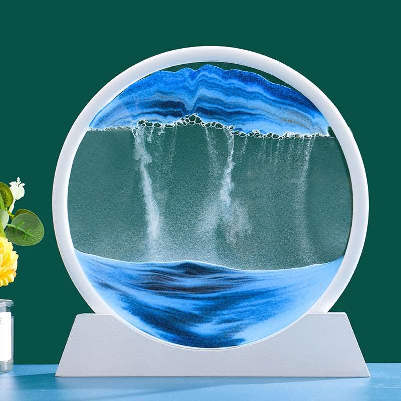 Bewegte 3D-Sandkunst