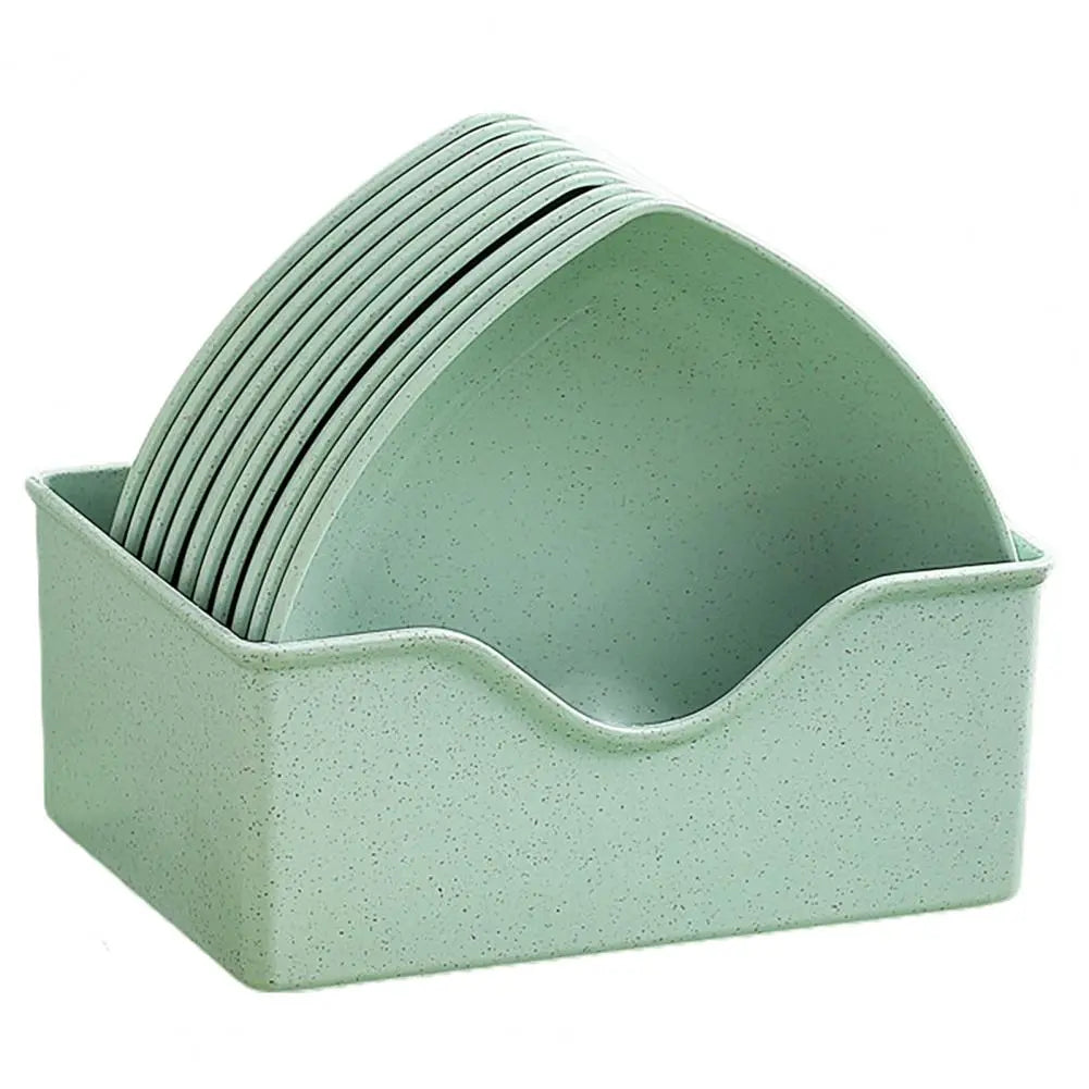 Herzförmige Snackteller Set