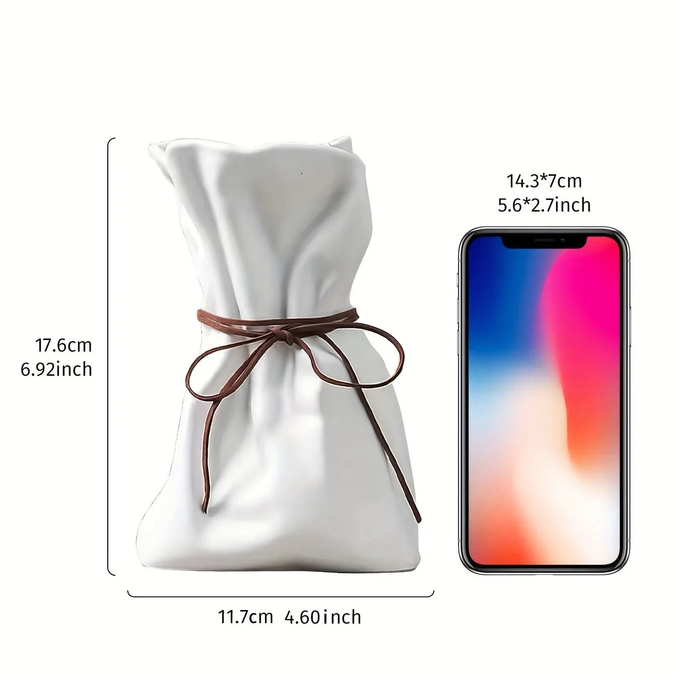 Papiertragetasche Vase