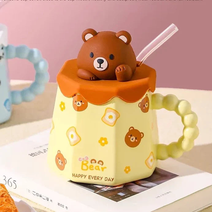 Bunny, Bär und Panda Becher