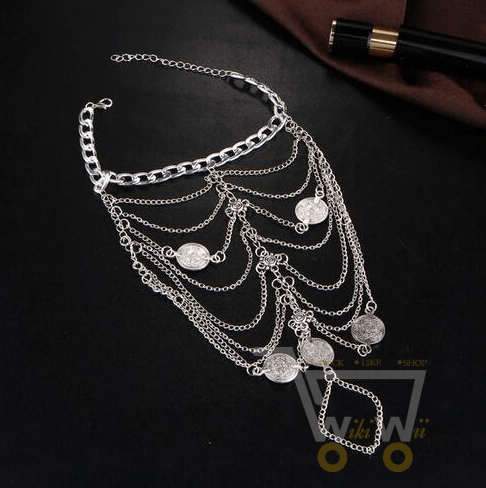 Bohemian Strand Fussketten