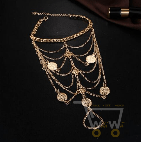 Bohemian Strand Fussketten