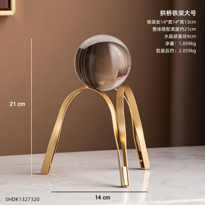Goldene dekorative Tierstatue