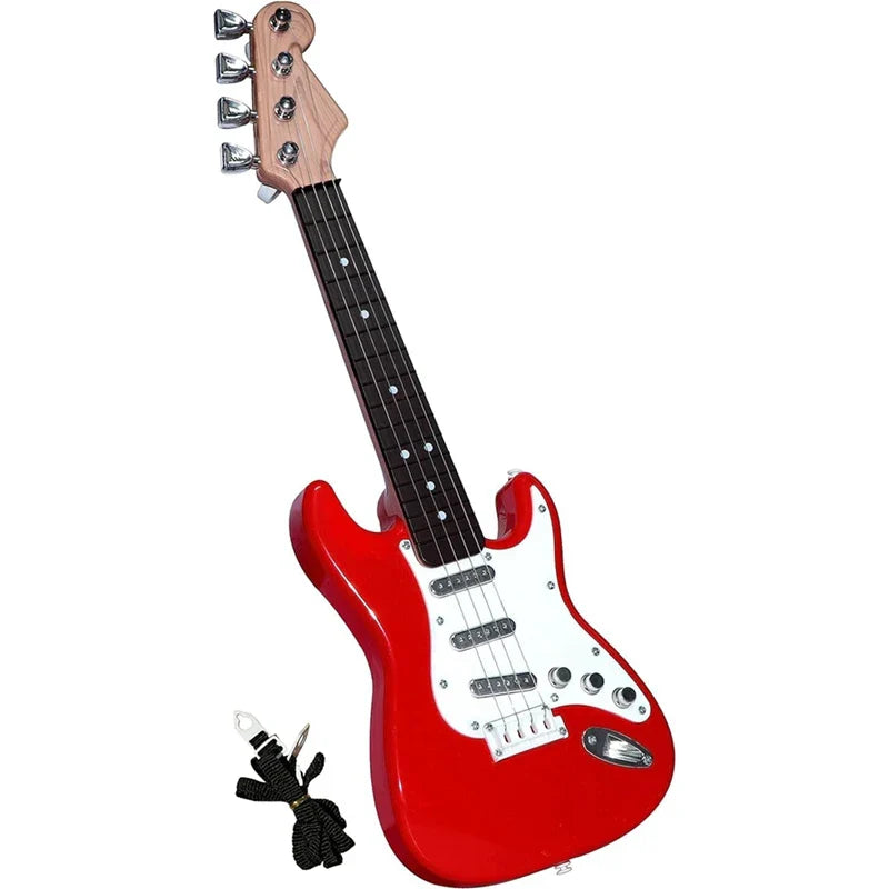 4-Saitige-E-Gitarre Spielzeug für Kinder - Tragbares Musikinstrument, Perfektes Geschenk für junge Musiker