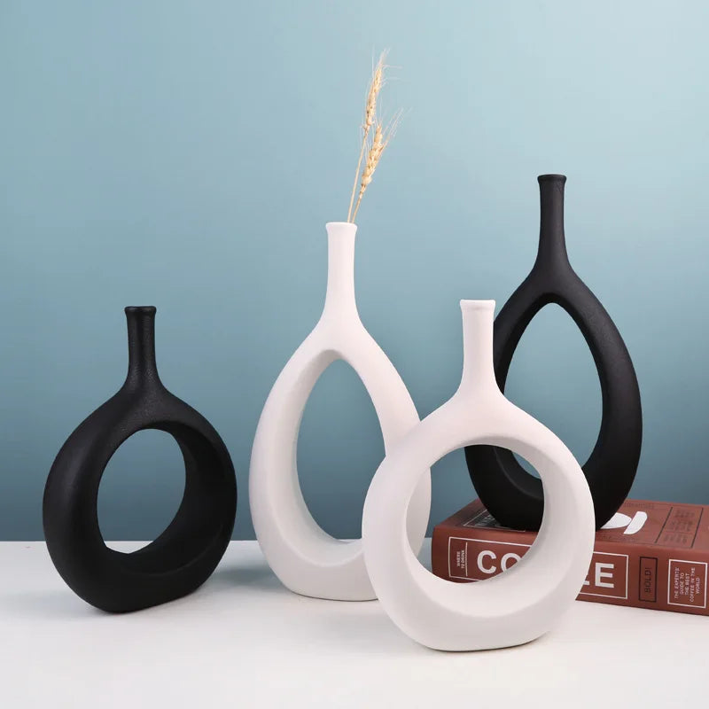 Moderne Kunst Hohlblumenvase