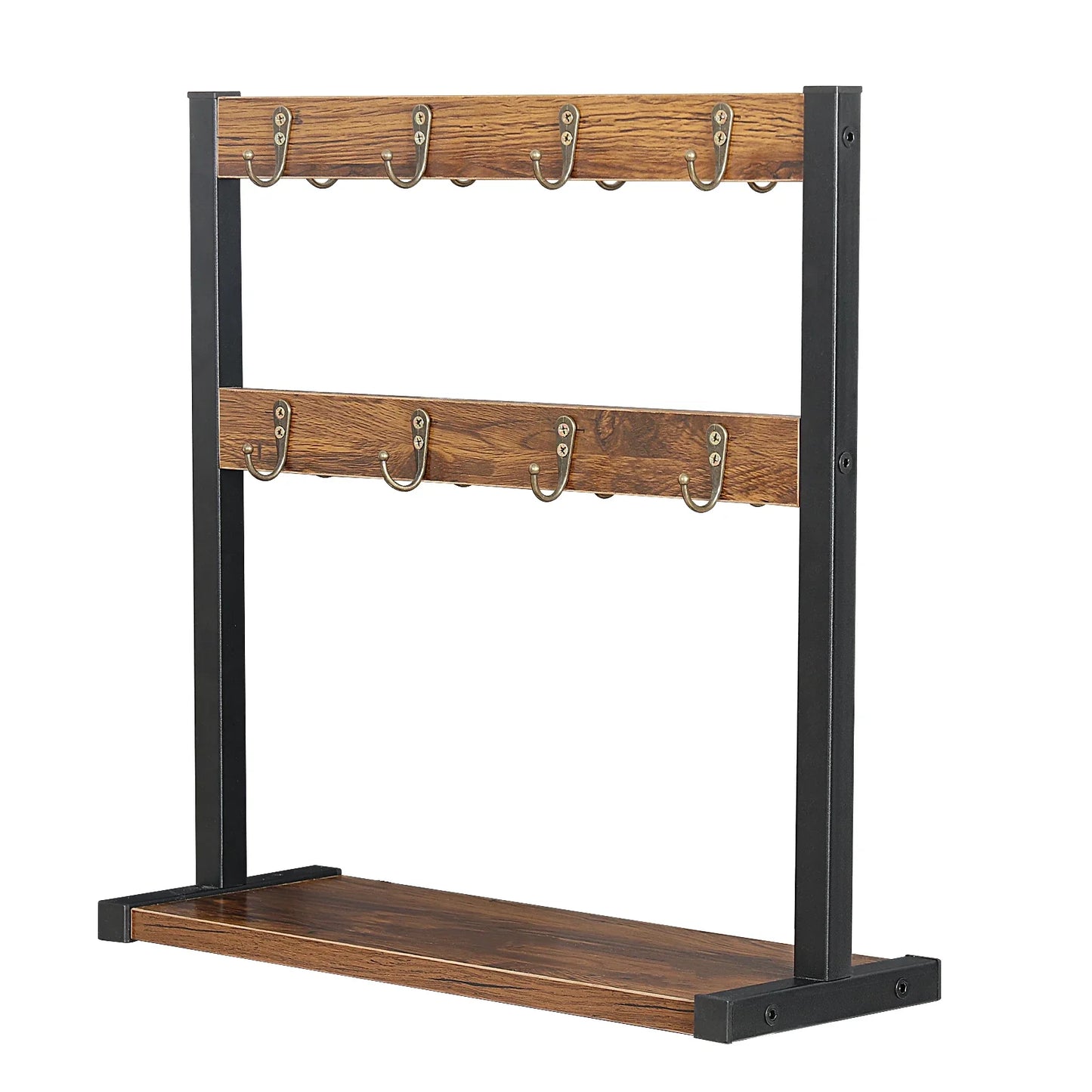Sandsberg Holz Kaffeetassenhalter Ständer 2-stufiger Thekenbecherbaumhalter Rack Base Kaffeetassenhalter Ständer