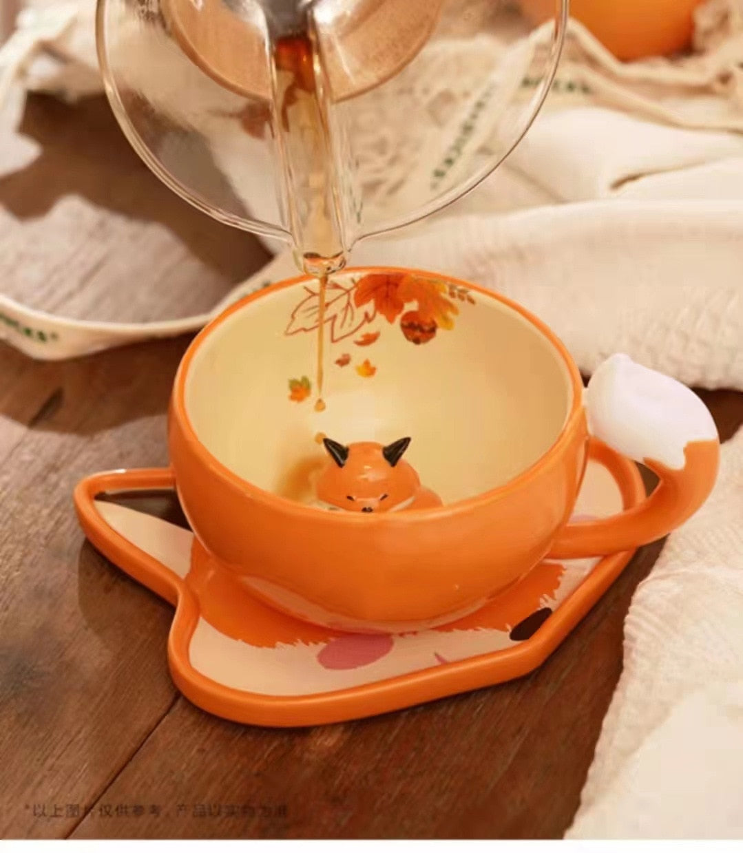 Herbst Kitsune Becher