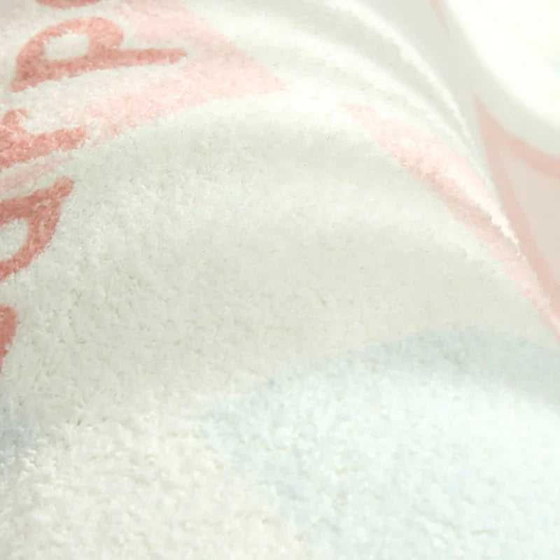 Sandsberg | Sara Luxe Irregulärer Pink Fluffy Teppich – Weich und stilvoll für Schlafzimmer und Wohnzimmer