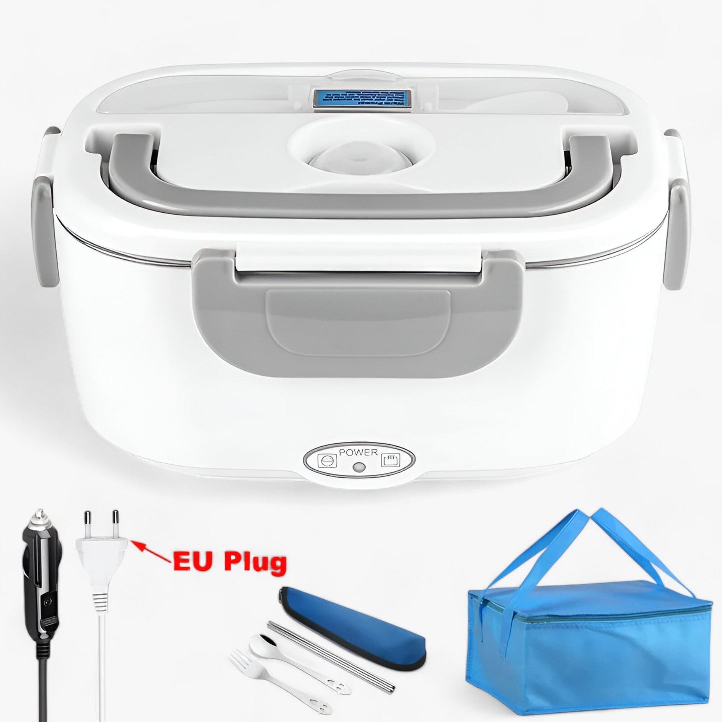 Elektrische Lunchbox - Tragbarer Lebensmittelwärmer für Büro und Schule
