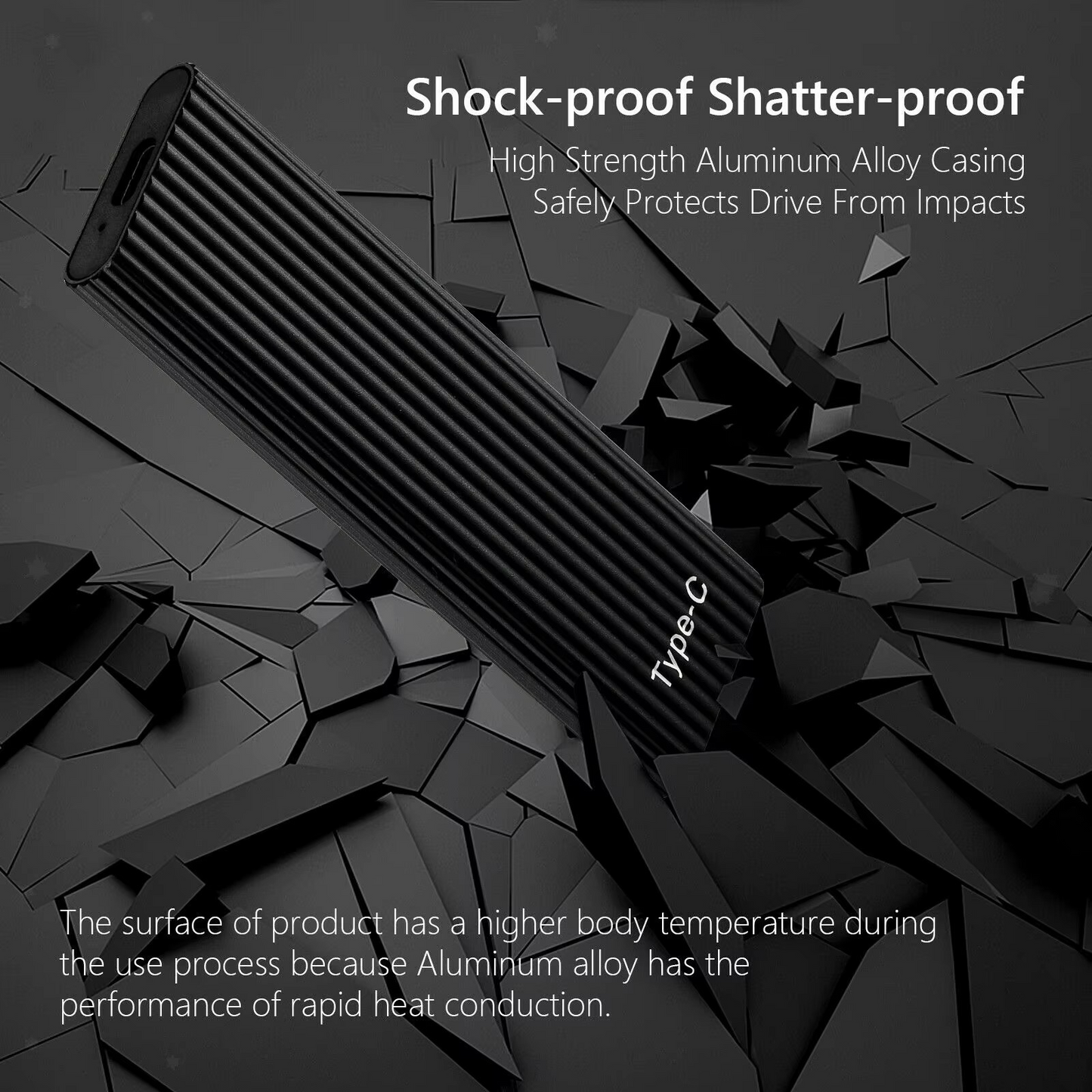 Sandsberg | Ultra-Schnelles Tragbares SSD - USB 3.1 Solid State Drive