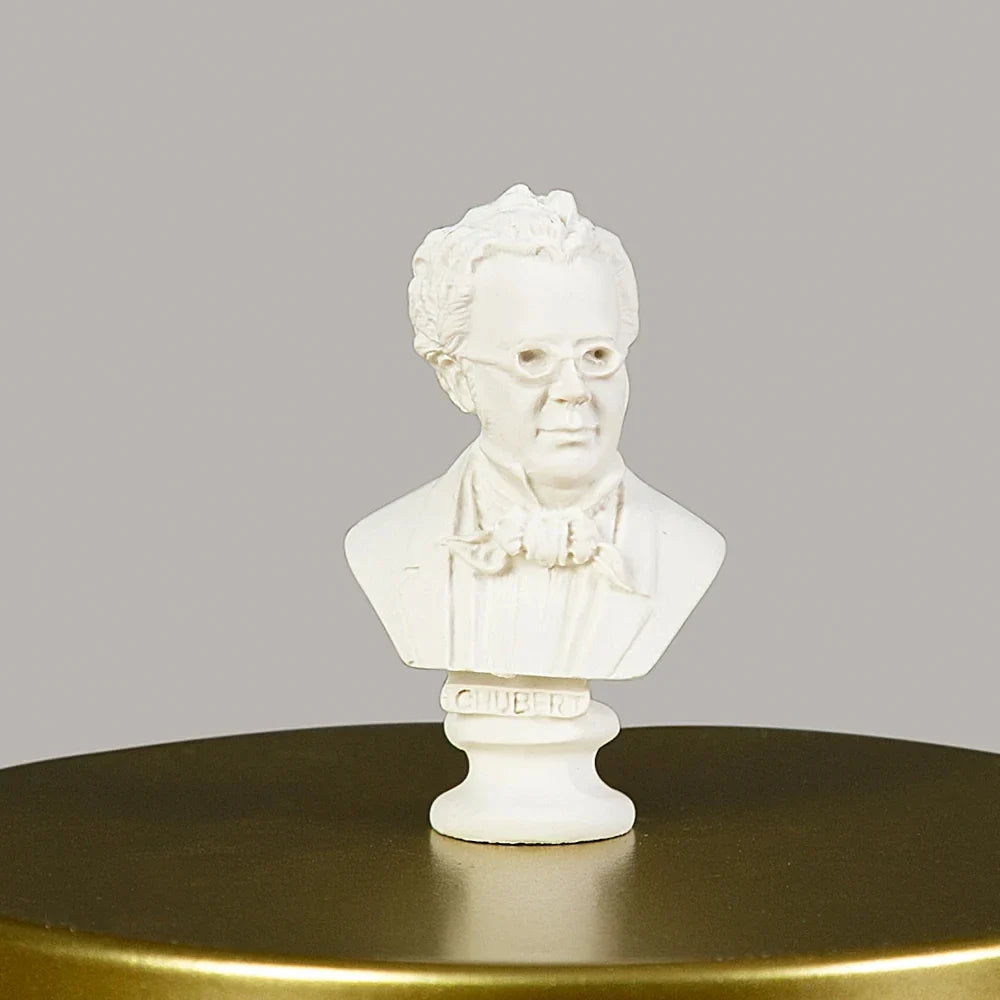 Griechische Mythologie Gott Göttin Held David Venus Mozart Büste Figurine Skulptur Statue Gips Skizze Übungsmodell Raumdekoration