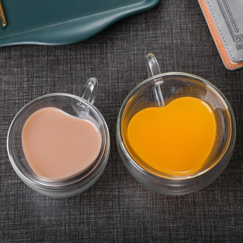 Herzform Becher
