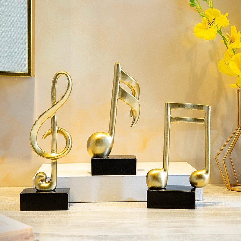 Goldene dekorative Tierstatue