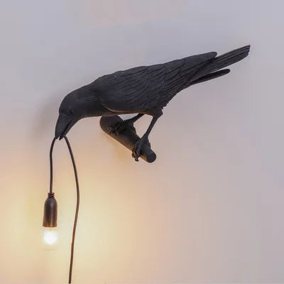 Moderne Lucky Bird Tischlampe – Kreatives Harz Tierdesign für Schlafzimmer und Wohnzimmer