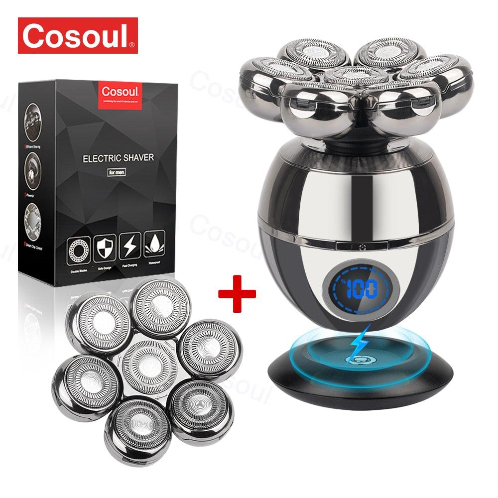 7 elektrische scheerapparaten met zwevende kop