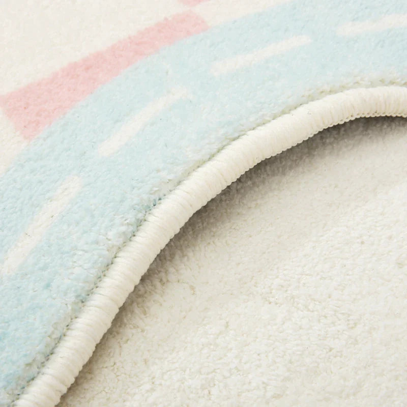 Sandsberg | Sara Luxe Irregulärer Pink Fluffy Teppich – Weich und stilvoll für Schlafzimmer und Wohnzimmer