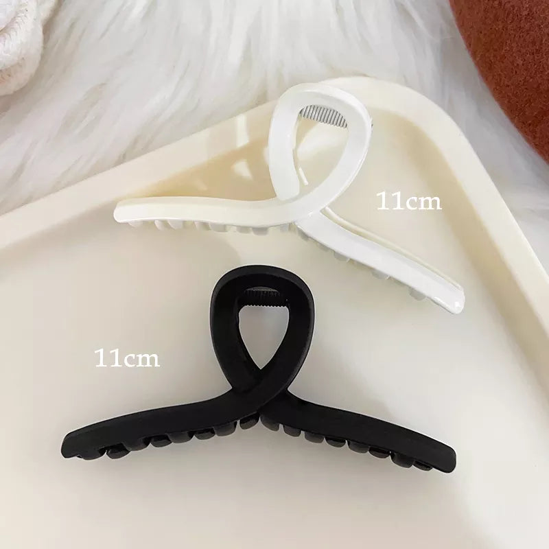 Kopfbedeckung Set Neue Damenmode Krallenclip Kaffee Schwarz Acryl Große Haarklammer Koreanisch Für Mädchen Clip Barrette Haarschmuck