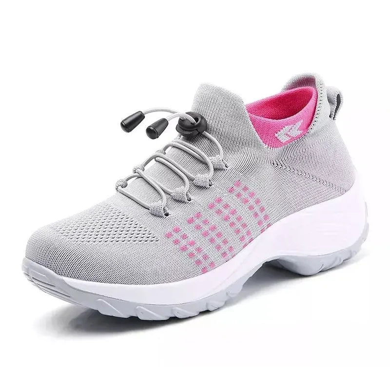 Sneakers Damen Orthopädische Sneakers Damen Plattform Weiß Schwarz Rot Sportschuhe Damen Freizeitschuhe