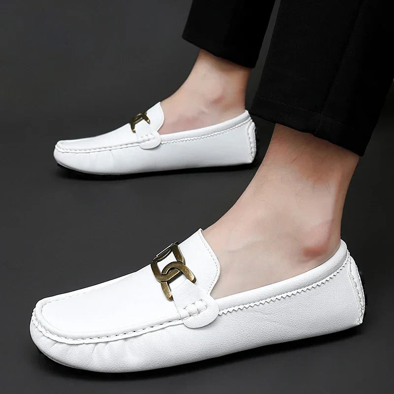 Herren Freizeit Schuhe Atmungsaktive Slipper Sneaker Flach Handgemacht Retro Freizeit Slipper