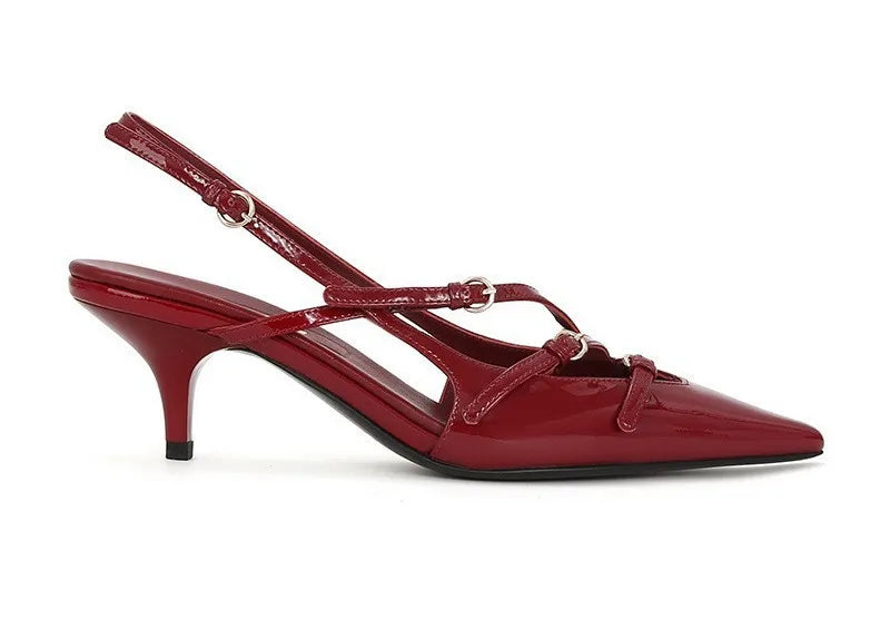 Patentleder Quadratzehen Damen Pumps 6cm hohe Absätze Elegante Frühling Sommer Büro Damen Schuhe