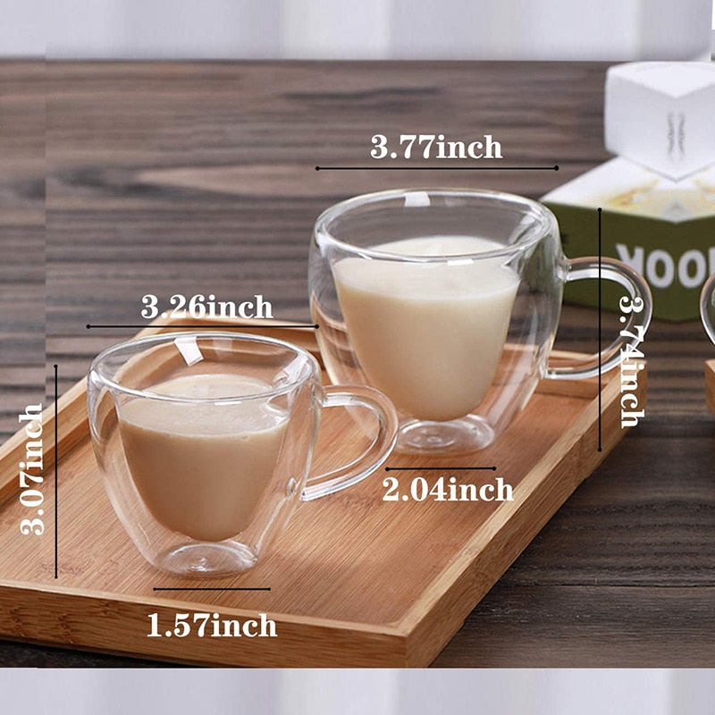 Herzform Becher