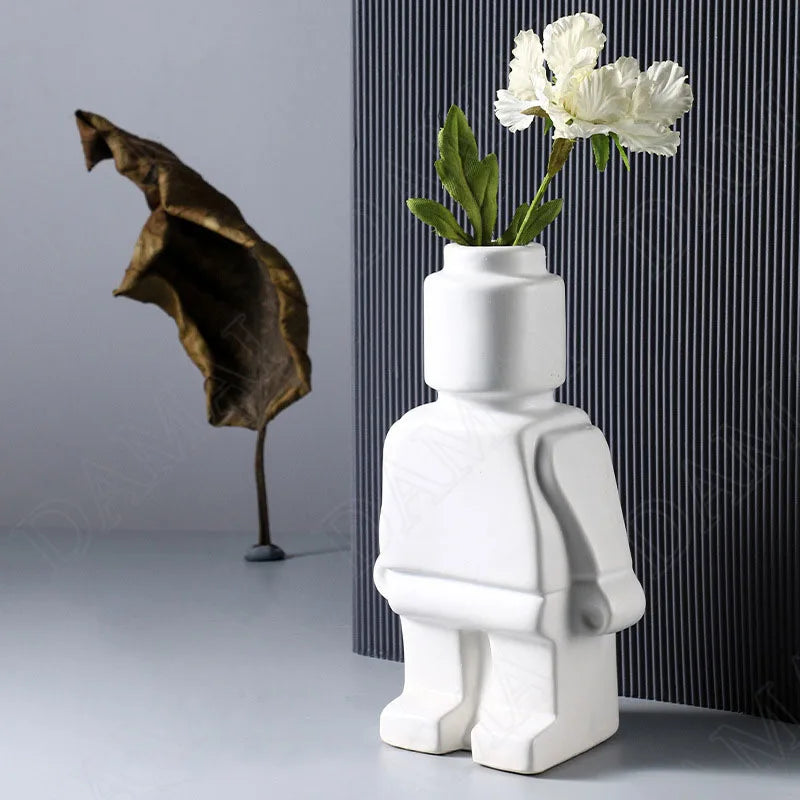 Keramische Roboter Vase
