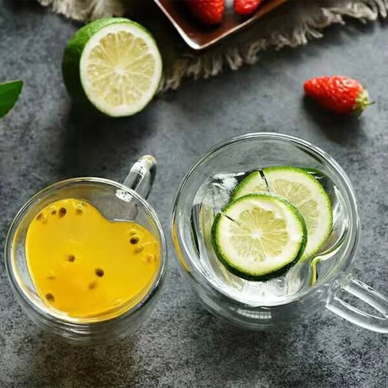 Herzform Becher