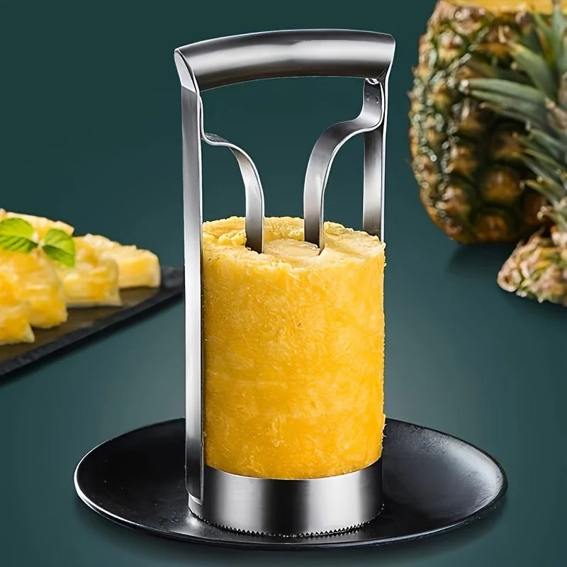 Edelstahl Ananas Fleischentferner und Kern-Schäler - Schnelles und einfaches Ananasmesser