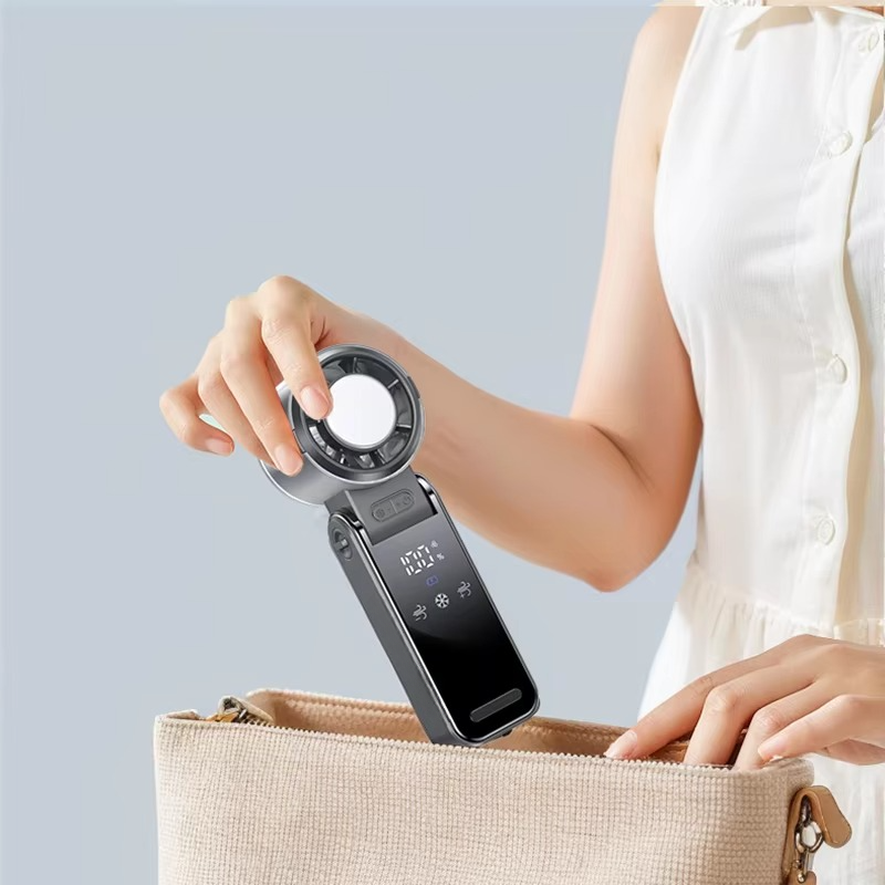 Sandsberg | Faltbarer Turbine Handheld Ventilator mit integriertem Kühlpack