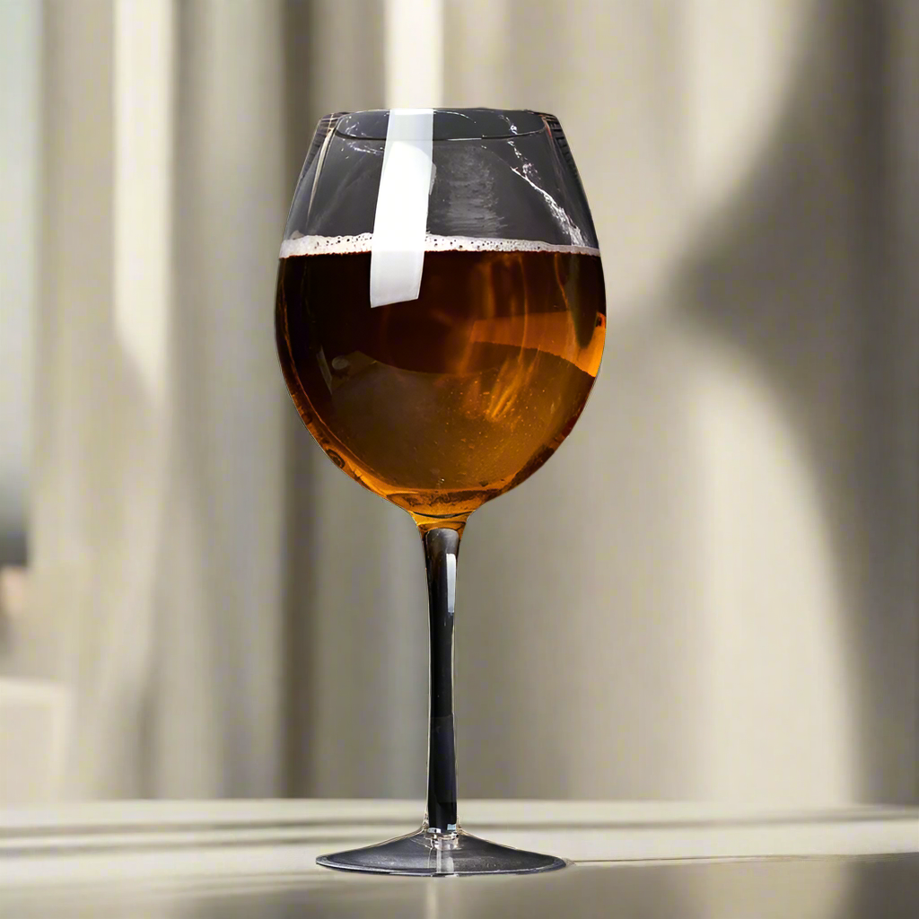 Riesige 106 Oz Weinglas und Bierkrug-Kombo - 3000ML Extra Großes Kristallglas für Partys, Hochzeiten und Feiern