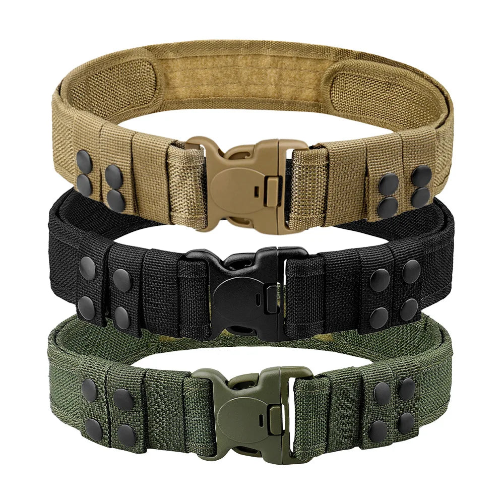 1 Stück Schnellverschluss Taktischer Gürtel für Männer: Militärstil Kampf Gürtel für Outdoor-Aktivitäten und Angeln
