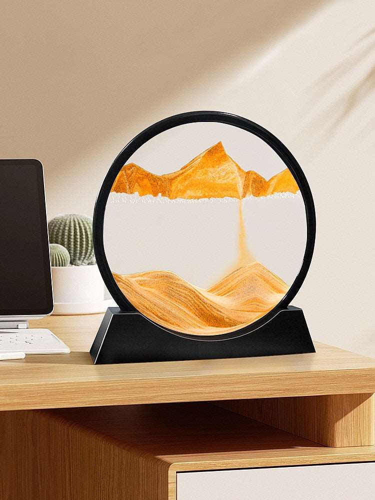 Bewegte 3D-Sandkunst